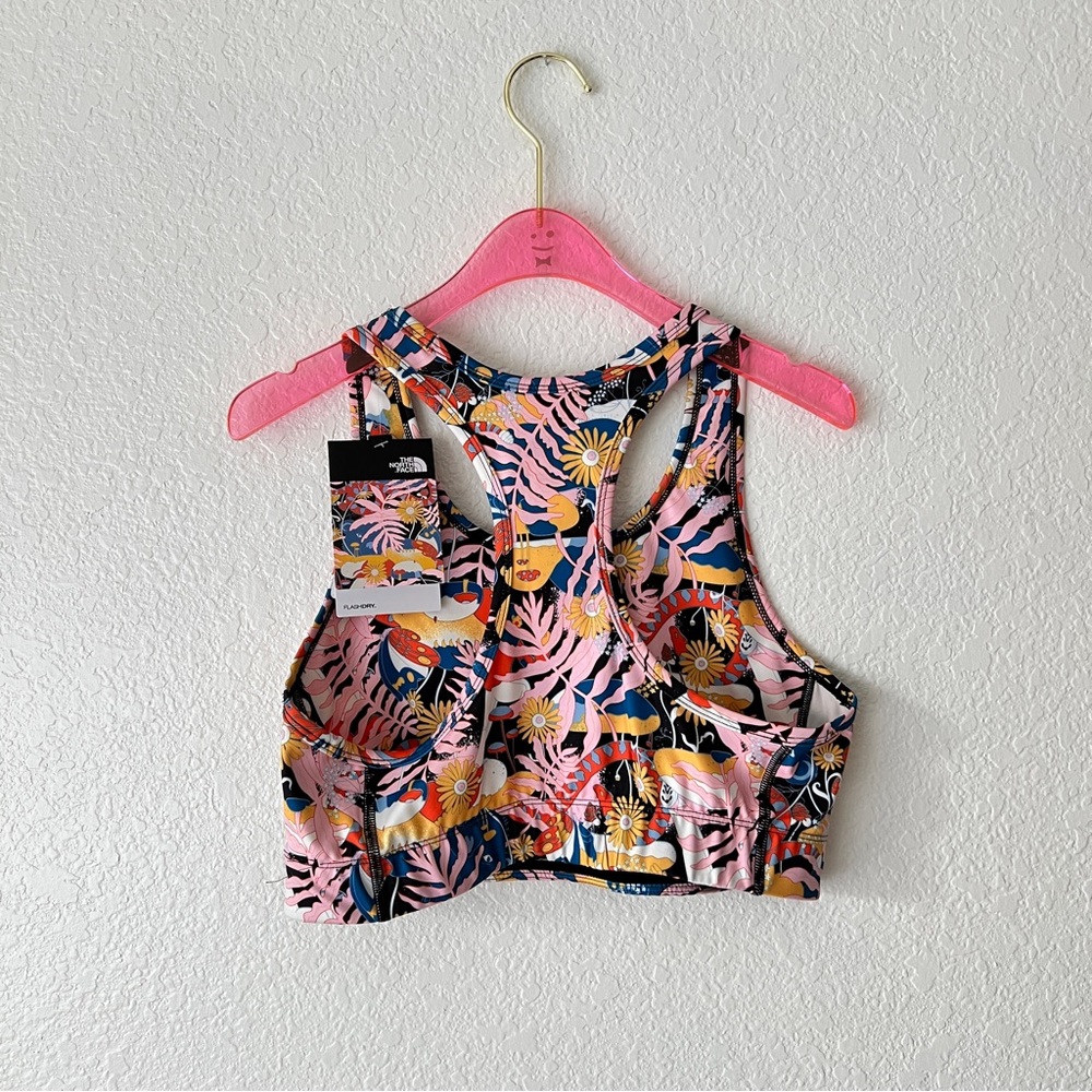 NWT The North Face Women's Printed Midline Sports Bra Size Large - Picture 10 of 14